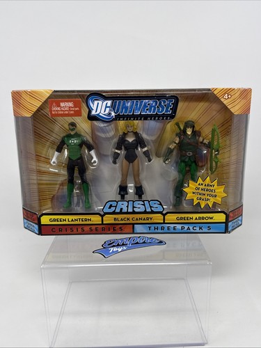 DC Universe Infinite Heroes Crisis Green Lantern Black Canary Green Arrow 3.75" - Picture 1 of 6