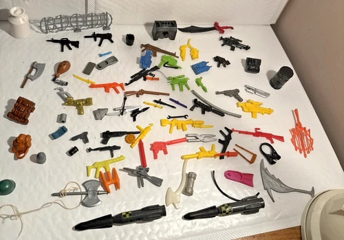 VHTF 1980s Accessories Weapons Lot Of 50+ Vintage Original G.I. Joe 3.75” ARAH