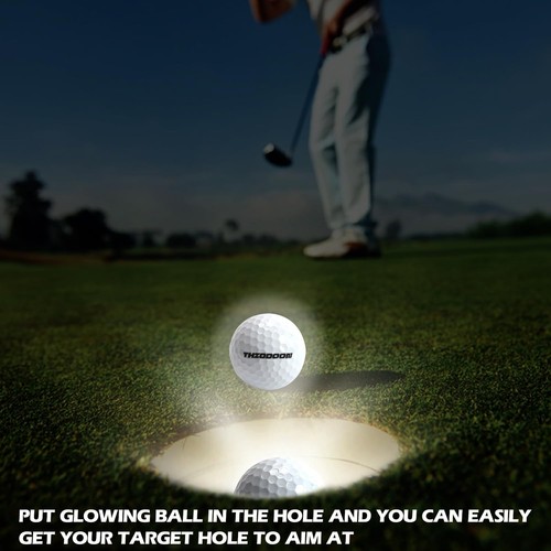 in The Dark Golf Balls Light up Led Golf Balls Night Golf Gift Sets for Men Kids - Picture 3 of 9