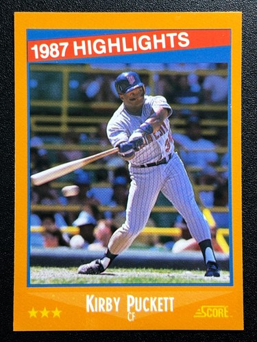 Puntuación brillante 1988 #653 Kirby Puckett Highlights Minnesota Twins - Imagen 1 de 2