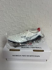 Mizuno Morelia Neo III Keychain White Japan Football Soccer