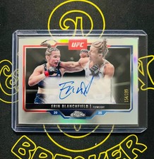 2025 TOPPS CHROME UFC - ERIN BLANCHFIELD - REFRACTOR AUTO - 154/199 - #CVA-ED