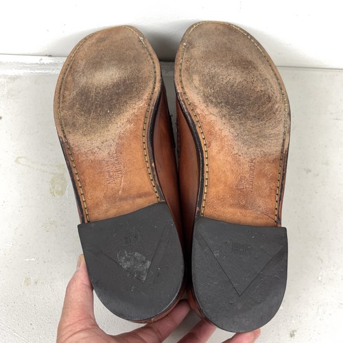ALLEN EDMONDS MAXFIELD BRAUN LEDER QUASTEN HALBSCHUHE ELEGANTE SCHUHE HERREN GRÖSSE 11,5D - Bild 12 von 12