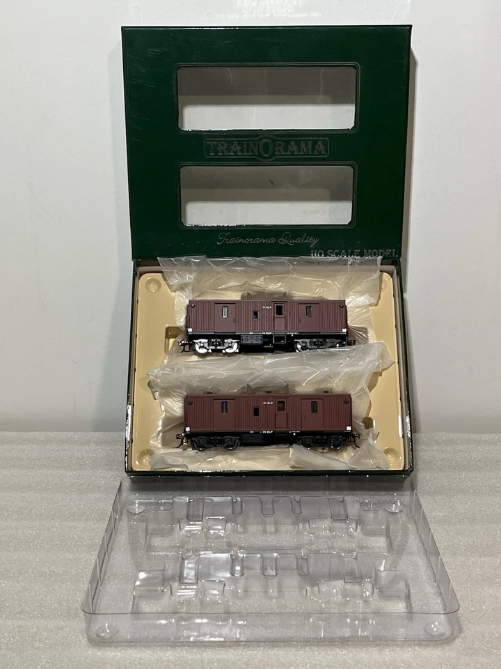 TRAINORAMA HO VR ZLP VAN 2 Car Set 14 ZLP 35 ZLP Un-Used as NEW Boxed NICE - Image 2 of 4