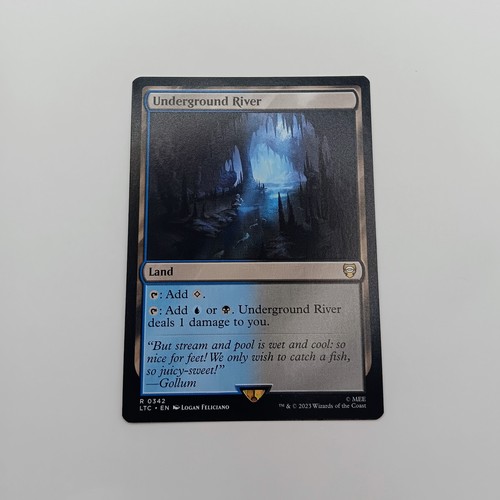 Underground River MTG Rare Lord of the Rings Magic: The Gathering Commander - Picture 1 of 2