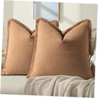 Pillow Covers 22x22 Set of 2 Throw Pillow Covers 22" x 22" (Pack of 2) Camel