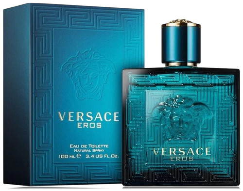 Versace Eros 3.4 fl oz 100 Ml Eau de Toilette Brand New Sealed Box Free Shippin