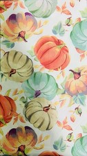 Two Single Guest Napkins for Decoupage Pale Watercolor Pumpkin Pumpkins Fall