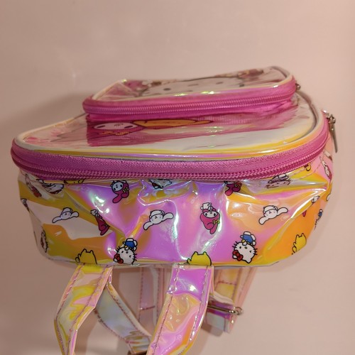 Sanrio Hello Kitty And Friends Iridescent Mini School Backpack 10" Pink - Picture 5 of 5