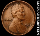1913-S Lincoln Wheat Cent- Semi Key Better Date No Reserve #J4065