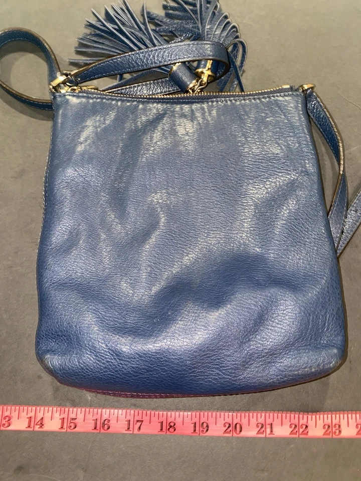 Bolso de Mano MICHAEL KORS Camden Cuero Negro Guijarro Bandolera Cordón Borla Foto 4 de 4