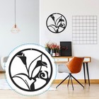 Room Decoration Metal Flowers Wall Crafts Iron Wrought Sculpture