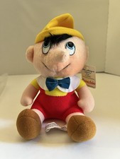 Vintage 1985 Walt Disney Pinocchio Plush 8" Stuffed Doll With Original Tag