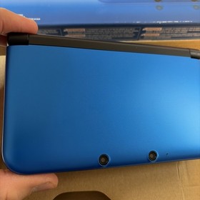 MINTY! Nintendo 3DS XL Handheld Console SPR-001 Blue/Black US Model Complete Box