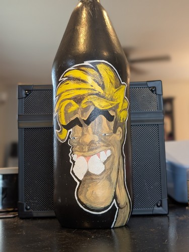 FOUND OBJECT STREET ART - GLASS 40oz BOTTLE MIXED MEDIA - OoAK SET 🔥🔥🔥 - Picture 4 of 14