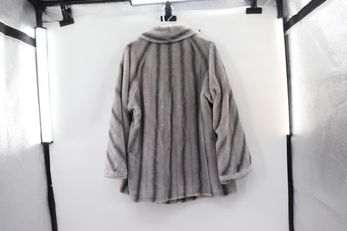 Vintage Faux Fur Chinchilla Jacket Size Large - Picture 6 of 9