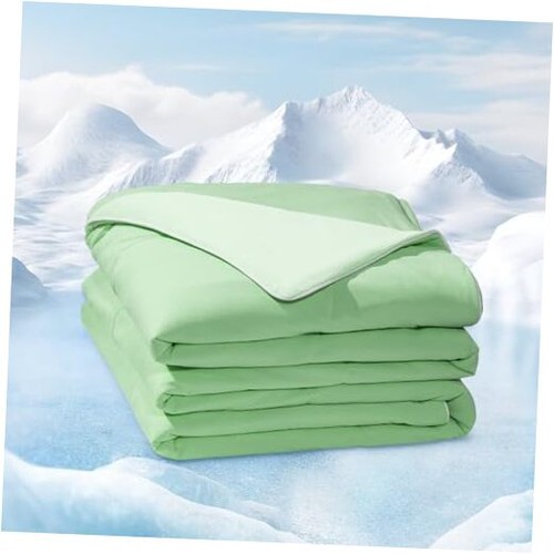 Cooling Comforter Queen Size, Cooling Blanket for Hot Sleepers 90"x90" Green