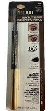 Milani Stay Put Brow Sculpting Pencil  04 Dark Brown