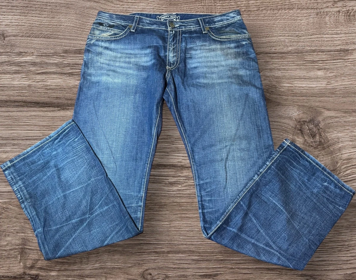 Pantalone Jeans Uomo Art Robin FOD - Blu Denim, Foderato In Cotone, Vestibilità Regolare, Tasconi E Pince Anteriori