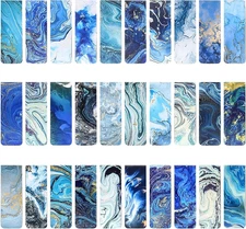 30 Ocean-Themed Magnetic Bookmarks - Markers Clips for Students, Teachers, Home,