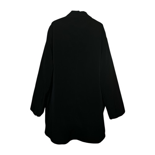 Geoffrey Beene Black Overcoat Men’s 58R Zip Out Liner Wool Blend Jacket - Picture 2 of 8