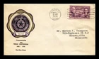 US COVER TEXAS CENTENNIAL FIRST DAY ISSUE SCOTT 776 RICE CACHET TORN BACK