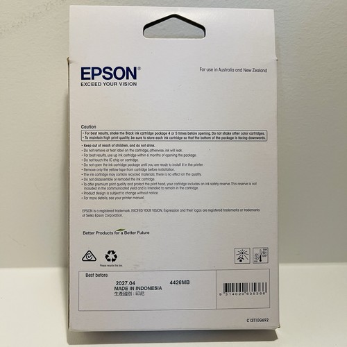 Epson 604 Cyan/Magenta/Yellow/Bonus XL Black Ink Value Pack - C13T10G692 NEW - Picture 2 of 6