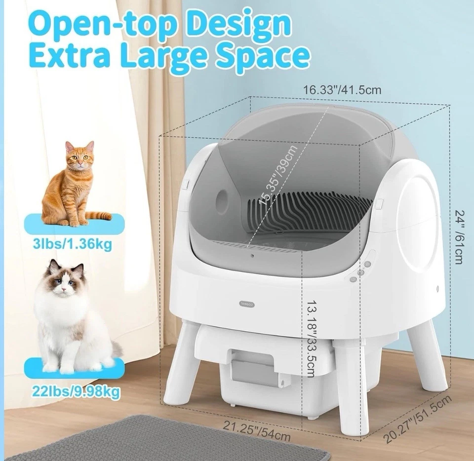 USED Autoscooper 11 Self Cleaning Cat Litter Box, Automatic Cat Litter Box - Image 4 of 4