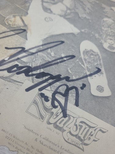 Foto firmada por Rob Roskopp de Val-Surf Demo años 80 - Imagen 10 de 21