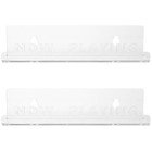  2pcs Vinyl -Rekord -Wandmontagehalter Clear Acryl Floating Shelf Album