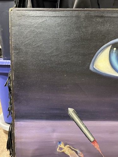 Oil painting Laura Clark The canvas's torn, look at the photo #P - Picture 4 of 11