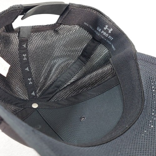 Under Armour Project Rock Mütze Cap Snapback UA Pro Fit Mesh Ripstop schwarz grau - Bild 20 von 24