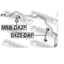 FEBEST Koppelstange Stabilisator vorne für Volvo V40 Kombi 645 VW S40 I VS 644