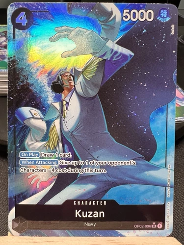 KUZAN - One Piece OP02-096 - ALT ART AA Super Rare SR - Premium Booster
