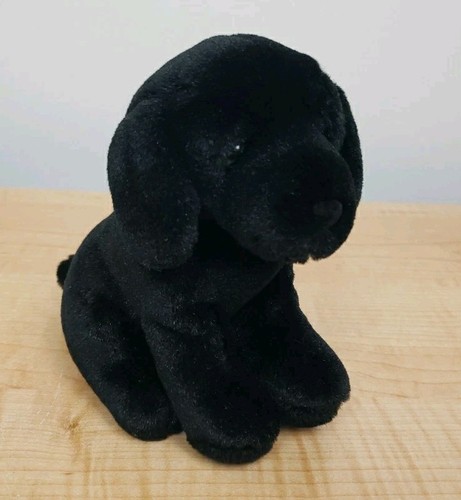 Peluche Russ Berrie Black Labrador Laboratorio de Amistad Cachorro Perro 6" - Imagen 8 de 13