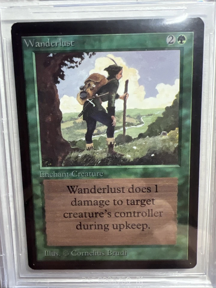 MTG Beta Wanderlust BGS 9 Mint (with Gem Mint centering) 1993 - Image 3 of 4