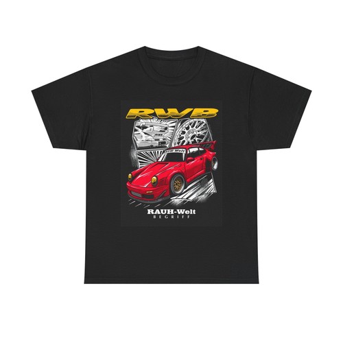 Porsche Grafik T-Shirt RWB Retro Vintage Unisex Heavy Cotton Tee - Bild 1 von 5