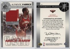 2003-04 SP Game Used Authentic Fabrics Shareef Abdur-Rahim #SA-J