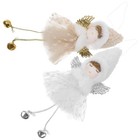 2 Pcs Ballerina Decoration Valentine Tree Decorations Stuffed Animal Dolls