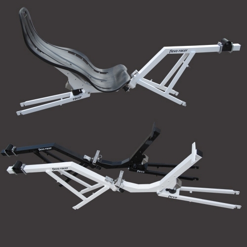 Recumbent Bike Bicycle Frameset Flevo Racer color white Recumbent Bike Bicycle Frameset Flevo Racer color white