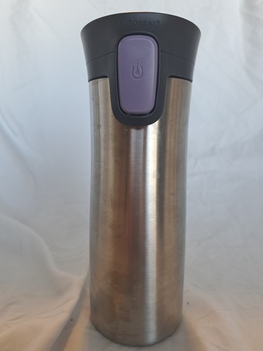Contigo 20oz Silver Double Walled Vacuum Insulated Stainless Steel water Bottle - Picture 4 of 7