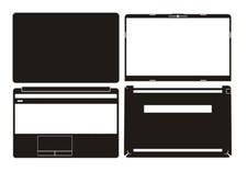 Carbon Sticker Skin Cover for HP 15-DY1751MS dy1501wm dy1024wm dy0013dx dy1062nr