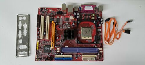 Pc Chips M963G Intel Celeron Socket 478 Motherboard mAtx Ddr2 w/ I/O shield
