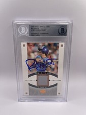 Robin Yount  Signed 2005 Upper Deck Sweet Spot Game Used Jersey Beckett Auto