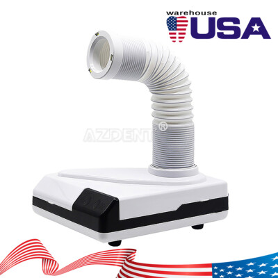 Portable Nail Dental Lab Desktop Dust Collector Suction Box with 3 LED 60W