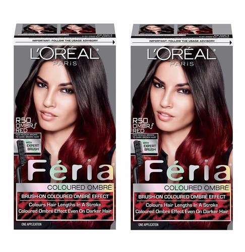 L Oreal Paris Feria Brush On Ombre Effect Hair Color R50 Ombre