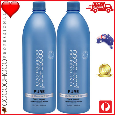    COCOCHOCO Pro PURE Brazilian Keratin Hair Salon Treatment 2000ml 2L FREE POST