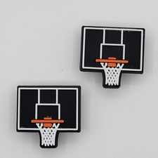NBA Basketball Hoop Team For Crocs Shoe Charms Jibbitz - 2 Pieces