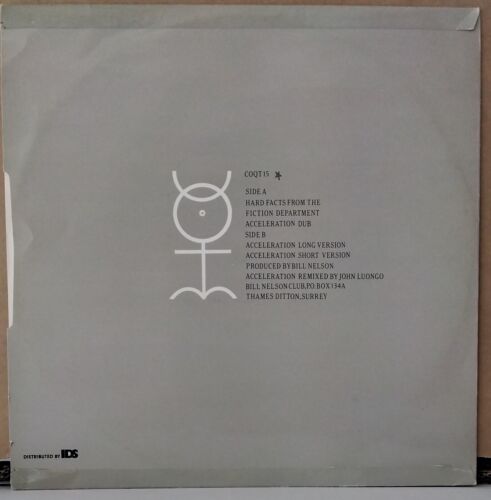 Bill Nelson - ACCELERATION 1984 COCTEAU REC. COQ T 15 UK 12"SG - Picture 2 of 3