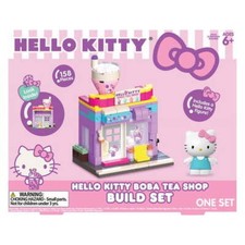 Hello Kitty Boba Tea shop Build Set  Figure - 158 Pieces